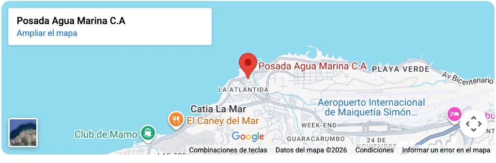 Ubicación de Posada Agua Marina